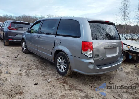 2013 Dodge Grand Caravan Sxt из США, поврежденный, VIN 2C4RDGCG1DR749740